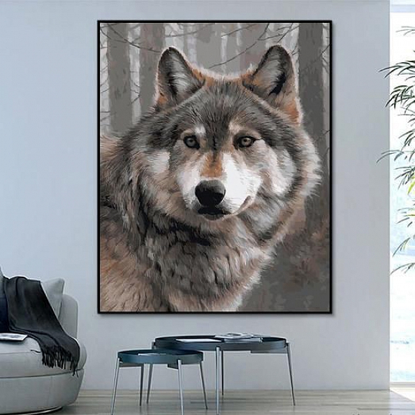 Animal Wolf Paint By Numbers Kits PW132