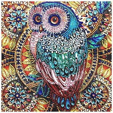 DIY Crystal Rhinestone Diamond Painting- Owl PW720