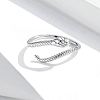 S925 Sterling Silver Cute Snake Ring PWB428
