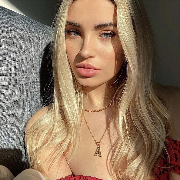 Alphabet Pendant in 18k Gold Plated PWB023