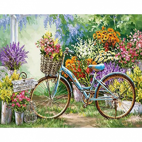 Paint By Numbers Kit-DIY Bicycle(40*50 CM) PW601