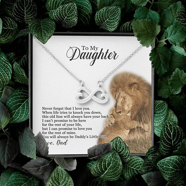 To My Daughter - You Will Always Be Daddy's Little Girl – Necklace PWB161