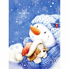 Cute Snowman Full Drill 5D Diamond Painting Kit PW463
