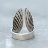 Classic Angle Wing Silver Ring PWB237