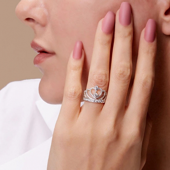 YOU ARE A BADASS CROWN RING PW872