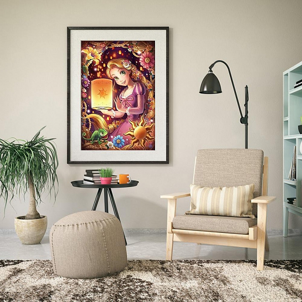 DIY Full Round Drill Rapunzel Diamond Painting- PW718