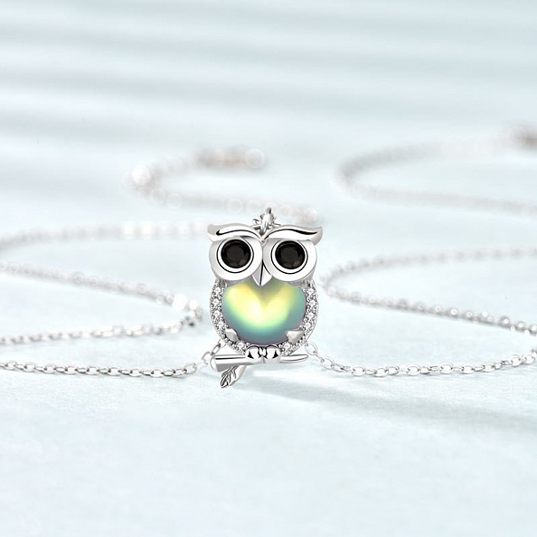 Cute Owl Necklace PWB480