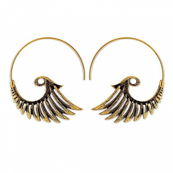 Angel Wing Statement Earrings PWB559