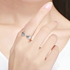 928 Sterling Silver Hug Ring PWB330