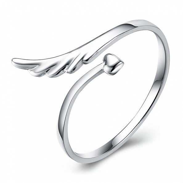 Angel Wing Silver Ring PWB501