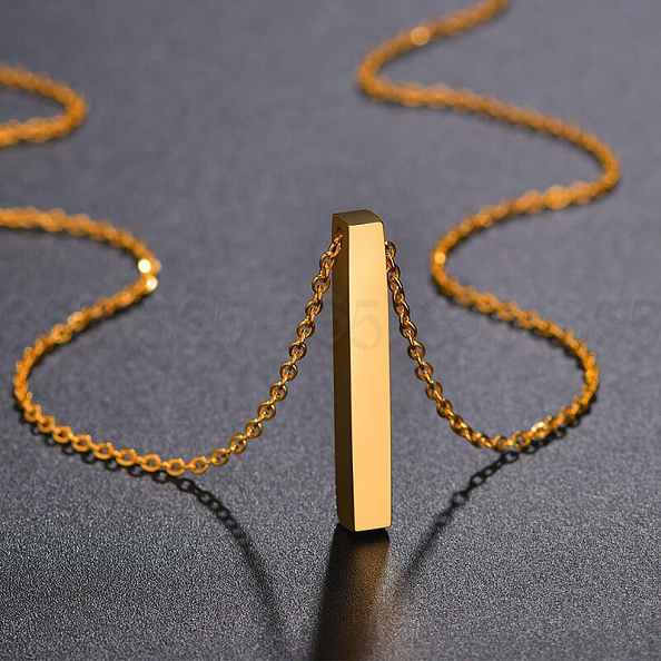 Custom Name Bar Necklace PW900