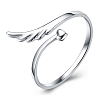 Angel Wing Silver Ring PWB501