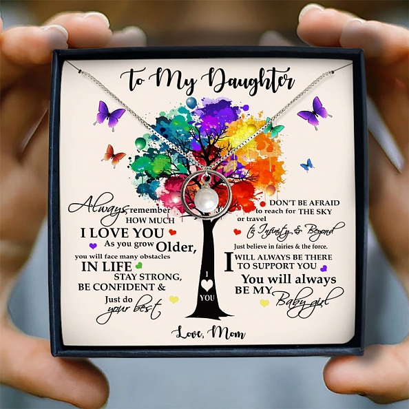 Just Do Your Best Necklace For Daughter PWB009