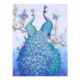 DIY Crystal Rhinestone Diamond Painting-Peacock PW808