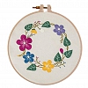 Floral Wreath-Embroidery Kit(25x25cm) PW673