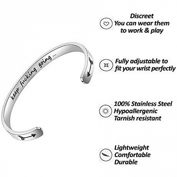 KEEP FUCKING GOING Bracelet PW868