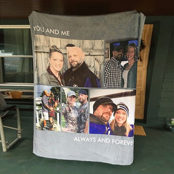 Custom Blankets Personalized Photo Blankets Custom Collage Blankets with 5 Photos PW142 