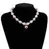 Eleagnt simple pearl necklace PW944