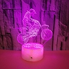 3D Motorcycle Illusion Lamp Gift 7/16 Colors PW554
