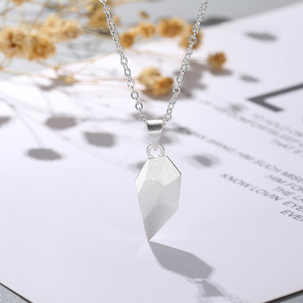 S925 Sterling Silver Couple Magnet Necklace PWB342