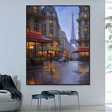 Landscape Paris Paint By Numbers Kits PW123