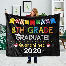 Personalized Graduation Fleece Blanket for Class Of 2020 PW293