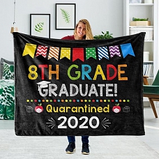 Personalized Graduation Fleece Blanket for Class Of 2020 PW293