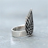 Classic Angle Wing Silver Ring PWB237