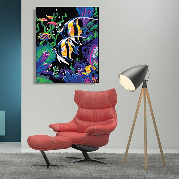 DIY Paint By Numbers Kit(40x50cm) Freedom Fish- PW753