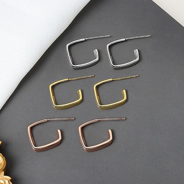 Minimalist Oval Earrings PWB500