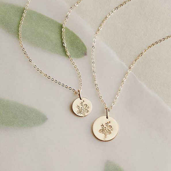 Aster Flower Necklace PW843