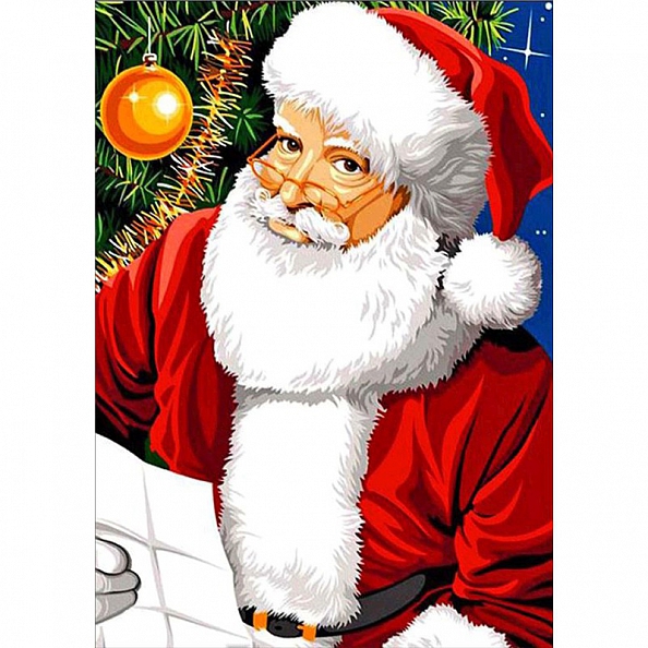 Santa Claus 3 Full Drill 5D Diamond Painting Kit PW479