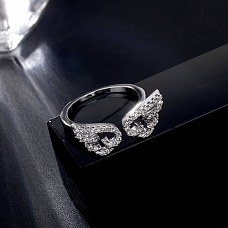 Angel Wing Crystal Ring PWB550
