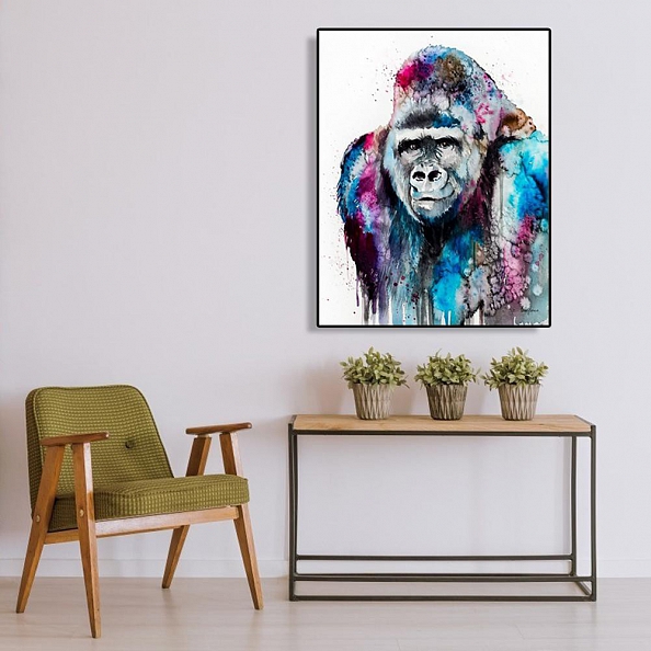 DIY Paint By Numbers Kit(40x50cm) - Chimpanzee PW780