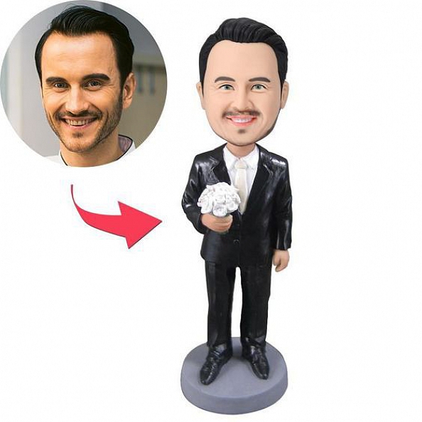 Wedding Groomsmen Custom Bobblehead PW304