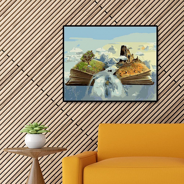 DIY Paint By Numbers Kit(16x20in40x50cm)-Book World PW802