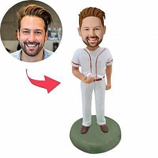 Baseball Catcher In the Ballpark Custom Bobblehead PW421