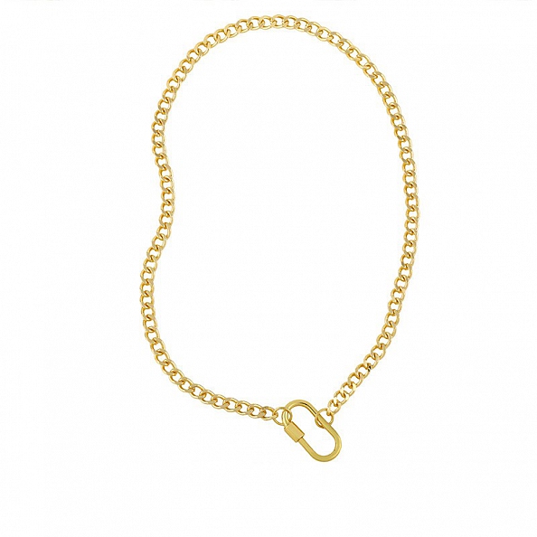 Cuba Choker Letter Necklace PWB100