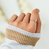 FAITH OVER FEAR CROSS & HEART RING PWB416