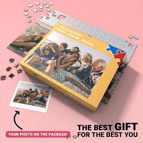 Custom Photo Jigsaw Puzzle Best Indoor Gifts 35-1500 pieces PW064