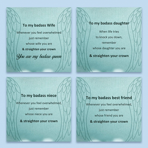 S925 Angle Wings Badass Sparkling Necklace PWB215