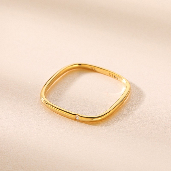 Minimalist Square Rings PWB419