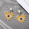 Heart Shape EVIL EYE EARRINGS PWB069