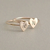 Heart Ring with Initials PW839