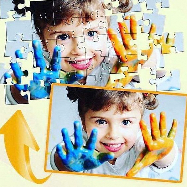 Custom Children Photo Jigsaw Puzzle Best Indoor Gifts 35-1500 pieces PW227