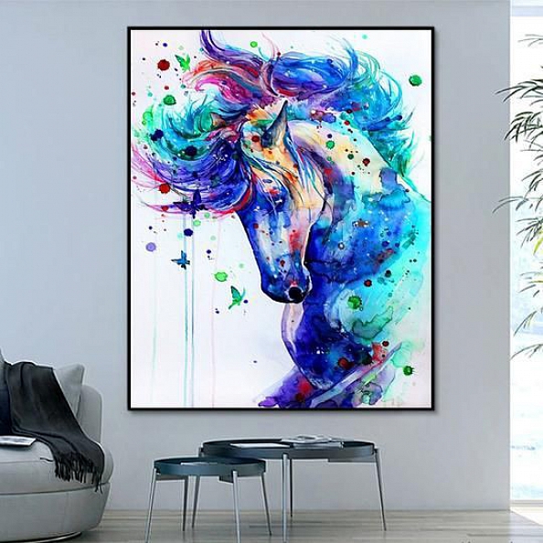 Animal Horse Paint By Numbers Kits PW176