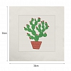 Potted Plant-Embroidery Kit(30x30cm) PW666