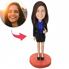 Female Executive Custom Bobblehead PW407