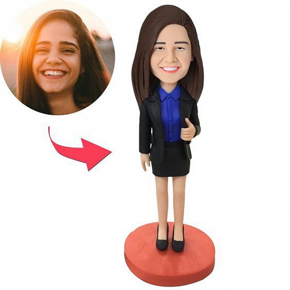 Female Executive Custom Bobblehead PW407