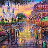 Landscape Street Paint By Numbers Kits PW376
